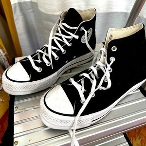 Converse high top platforms